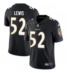 Mens Nike Baltimore Ravens 52 Ray Lewis Black Alternate Vapor Untouchable Limited Player NFL Jersey Mens Nike Baltimore Ravens 52 Ray Lewis Black Alternate Vapor Untouchable Limited Player NFL Jersey
