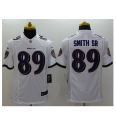 Nike Baltimore Ravens 89 Steve Smith Sr White Limited NFL Jersey Nike Baltimore Ravens 89 Steve Smith Sr White Limited NFL Jersey
