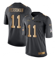 Nike Ravens #11 Breshad Perriman Black Mens Stitched NFL Limited Gold Salute To Service Jersey Nike Ravens #11 Breshad Perriman Black Mens Stitched NFL Limited Gold Salute To Service Jersey