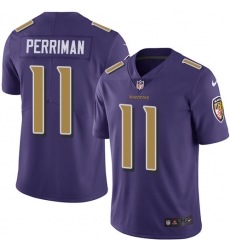 Nike Ravens #11 Breshad Perriman Purple Mens Stitched NFL Limited Rush Jersey Nike Ravens #11 Breshad Perriman Purple Mens Stitched NFL Limited Rush Jersey