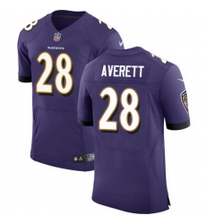 Nike Ravens #28 Anthony Averett Purple Team Color Mens Stitched NFL Vapor Untouchable Elite Jersey Nike Ravens #28 Anthony Averett Purple Team Color Mens Stitched NFL Vapor Untouchable Elite Jersey