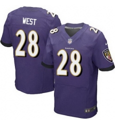Nike Ravens #28 Terrance West Purple Team Color Mens Stitched NFL New Elite Jersey Nike Ravens #28 Terrance West Purple Team Color Mens Stitched NFL New Elite Jersey