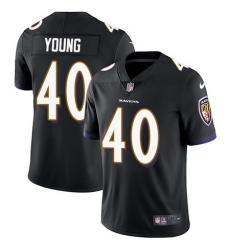 Nike Ravens #40 Kenny Young Black Alternate Mens Stitched NFL Vapor Untouchable Limited Jersey Nike Ravens #40 Kenny Young Black Alternate Mens Stitched NFL Vapor Untouchable Limited Jersey