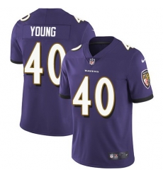 Nike Ravens 40 Kenny Young Purple Vapor Untouchable Limited Jersey Nike Ravens 40 Kenny Young Purple Vapor Untouchable Limited Jersey