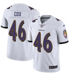 Nike Ravens #46 Morgan Cox White Mens Stitched NFL Vapor Untouchable Limited Jersey Nike Ravens #46 Morgan Cox White Mens Stitched NFL Vapor Untouchable Limited Jersey