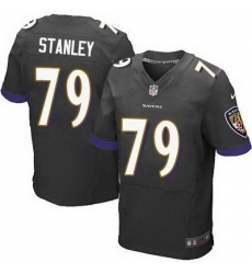 Nike Ravens #79 Ronnie Stanley Black Alternate Mens Stitched NFL New Elite Jersey Nike Ravens #79 Ronnie Stanley Black Alternate Mens Stitched NFL New Elite Jersey