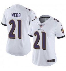 Nike Ravens #21 Lardarius Webb White Womens Stitched NFL Vapor Untouchable Limited Jersey Nike Ravens #21 Lardarius Webb White Womens Stitched NFL Vapor Untouchable Limited Jersey