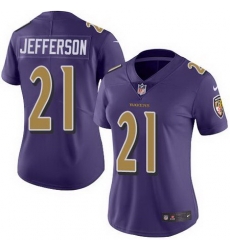 Nike Ravens #21 Tony Jefferson Purple Womens Stitched NFL Limited Rush Jersey Nike Ravens #21 Tony Jefferson Purple Womens Stitched NFL Limited Rush Jersey