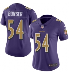 Nike Ravens #54 Tyus Bowser Purple Womens Stitched NFL Limited Rush Jersey Nike Ravens #54 Tyus Bowser Purple Womens Stitched NFL Limited Rush Jersey