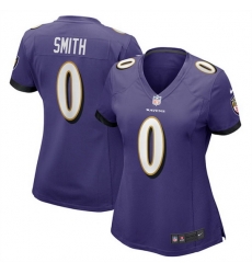 Women Baltimore Ravens 0 Roquan Smith Purple Football Jersey Run Small Women Baltimore Ravens 0 Roquan Smith Purple Football Jersey Run Small