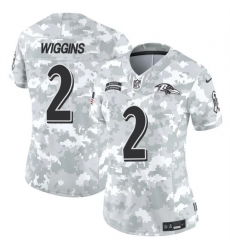 Women Baltimore Ravens 2 Nate Wiggins 2024 F U S E Arctic Camo Salute To Service Limited Stitched Football Jersey Women Baltimore Ravens 2 Nate Wiggins 2024 F U S E Arctic Camo Salute To Service Limited Stitched Football Jersey