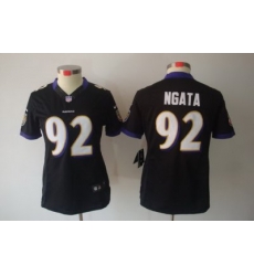 Women Nike Baltimore Ravens #92 Haloti Ngata Black(Women Limited Jerseys) Women Nike Baltimore Ravens #92 Haloti Ngata Black(Women Limited Jerseys)