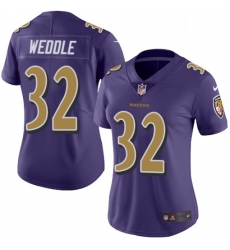 Womens Nike Baltimore Ravens 32 Eric Weddle Limited Purple Rush Vapor Untouchable NFL Jersey Womens Nike Baltimore Ravens 32 Eric Weddle Limited Purple Rush Vapor Untouchable NFL Jersey