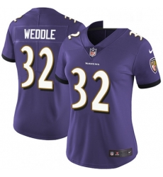 Womens Nike Baltimore Ravens 32 Eric Weddle Purple Team Color Vapor Untouchable Limited Player NFL Jersey Womens Nike Baltimore Ravens 32 Eric Weddle Purple Team Color Vapor Untouchable Limited Player NFL Jersey