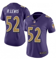 Womens Nike Baltimore Ravens 52 Ray Lewis Limited Purple Rush Vapor Untouchable NFL Jersey Womens Nike Baltimore Ravens 52 Ray Lewis Limited Purple Rush Vapor Untouchable NFL Jersey
