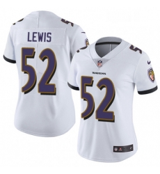 Womens Nike Baltimore Ravens 52 Ray Lewis White Vapor Untouchable Limited Player NFL Jersey Womens Nike Baltimore Ravens 52 Ray Lewis White Vapor Untouchable Limited Player NFL Jersey