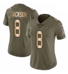 Womens Nike Baltimore Ravens 8 Lamar Jackson Limited OliveGold Salute to Service NFL Jersey Womens Nike Baltimore Ravens 8 Lamar Jackson Limited OliveGold Salute to Service NFL Jersey