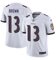 Nike Ravens #13 John Brown White Youth Stitched NFL Vapor Untouchable Limited Jersey Nike Ravens #13 John Brown White Youth Stitched NFL Vapor Untouchable Limited Jersey