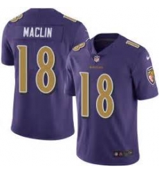Nike Ravens #18 Jeremy Maclin Purple Youth Stitched NFL Limited Rush Jersey Nike Ravens #18 Jeremy Maclin Purple Youth Stitched NFL Limited Rush Jersey