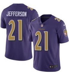 Nike Ravens #21 Tony Jefferson Purple Youth Stitched NFL Limited Rush Jersey Nike Ravens #21 Tony Jefferson Purple Youth Stitched NFL Limited Rush Jersey