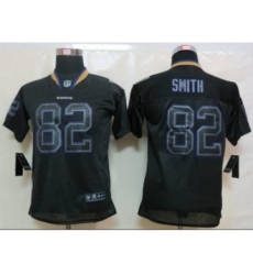 Nike Youth Baltimore Ravens #82 Torrey Smith Black Jerseys(Lights Out Elite) Nike Youth Baltimore Ravens #82 Torrey Smith Black Jerseys(Lights Out Elite)