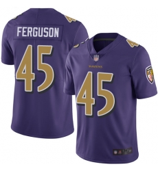 Ravens 45 Jaylon Ferguson Purple Youth Stitched Football Limited Rush Jersey Ravens 45 Jaylon Ferguson Purple Youth Stitched Football Limited Rush Jersey
