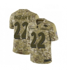 Youth Baltimore Ravens 22 Mark Ingram II Limited Camo 2018 Salute to Service Football Jersey Youth Baltimore Ravens 22 Mark Ingram II Limited Camo 2018 Salute to Service Football Jersey