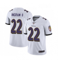 Youth Baltimore Ravens 22 Mark Ingram II White Vapor Untouchable Limited Player Football Jersey Youth Baltimore Ravens 22 Mark Ingram II White Vapor Untouchable Limited Player Football Jersey