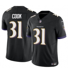Youth Baltimore Ravens 31 Dalvin Cook Black 2024 F U S E Stitched Jersey Youth Baltimore Ravens 31 Dalvin Cook Black 2024 F U S E Stitched Jersey