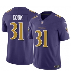 Youth Baltimore Ravens 31 Dalvin Cook Purple 2024 F U S E Color Rush Stitched Jersey Youth Baltimore Ravens 31 Dalvin Cook Purple 2024 F U S E Color Rush Stitched Jersey