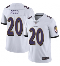 Youth Ravens 20 Ed Reed White Stitched Football Vapor Untouchable Limited Jersey Youth Ravens 20 Ed Reed White Stitched Football Vapor Untouchable Limited Jersey