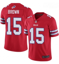 Bills 15 John Brown Red Men Stitched Football Limited Rush Jersey Bills 15 John Brown Red Men Stitched Football Limited Rush Jersey