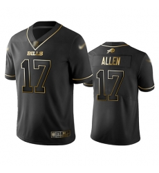 Bills 17 Josh Allen Black Men Stitched Football Limited Golden Edition Jersey Bills 17 Josh Allen Black Men Stitched Football Limited Golden Edition Jersey