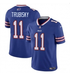 Men Buffalo Bills 11 Mitch Trubisky Blue Vapor Untouchable Limited Stitched Football Jersey Men Buffalo Bills 11 Mitch Trubisky Blue Vapor Untouchable Limited Stitched Football Jersey