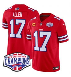 Men Buffalo Bills 17 Josh Allen Red F U S E 2024 AFC East Division Champions With 4 Star C Ptach Vapor Limited Stitched Football Jersey Men Buffalo Bills 17 Josh Allen Red F U S E 2024 AFC East Division Champions With 4 Star C Ptach Vapor Limited Stitched Football Jersey