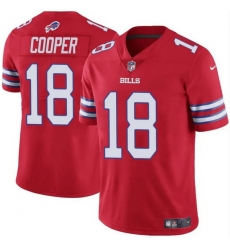 Men Buffalo Bills 18 Amari Cooper Red 2024 Vapor Untouchable Limited Stitched Football Jersey Men Buffalo Bills 18 Amari Cooper Red 2024 Vapor Untouchable Limited Stitched Football Jersey