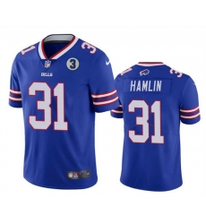 Men Buffalo Bills 31 Damar Hamlin Blue With NO 3 Patch Vapor Untouchable Limited Stitched Jersey Men Buffalo Bills 31 Damar Hamlin Blue With NO 3 Patch Vapor Untouchable Limited Stitched Jersey