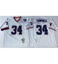 Men Buffalo Bills 34 Thurman Thomas White M&N Throwback Jersey Men Buffalo Bills 34 Thurman Thomas White M&N Throwback Jersey