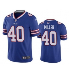 Men Buffalo Bills 40 Von Miller Royal Vapor Untouchable Limited Stitched jersey Men Buffalo Bills 40 Von Miller Royal Vapor Untouchable Limited Stitched jersey