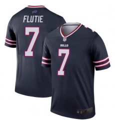 Men Buffalo Bills Doug Flutie Navy Legend Inverted Jersey Men Buffalo Bills Doug Flutie Navy Legend Inverted Jersey