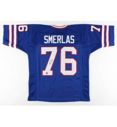 Men Buffalo bills #76 Fred Smerlas Blue jersey Men Buffalo bills #76 Fred Smerlas Blue jersey