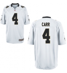 Men Saints 4 Derek Carr white Limited Stitched Jersey Men Saints 4 Derek Carr white Limited Stitched Jersey