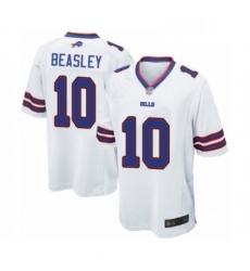 Mens Buffalo Bills 10 Cole Beasley Game White Football Jersey Mens Buffalo Bills 10 Cole Beasley Game White Football Jersey