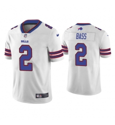 Men's Buffalo Bills #2 Tyler Bass White Vapor Untouchable Limited Stitched Jersey Men's Buffalo Bills #2 Tyler Bass White Vapor Untouchable Limited Stitched Jersey