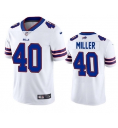 Men's Buffalo Bills #40 Von Miller White Vapor Untouchable Limited Stitched Jersey Men's Buffalo Bills #40 Von Miller White Vapor Untouchable Limited Stitched Jersey