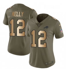 Mens Nike Buffalo Bills 12 Jim Kelly Limited OliveGold 2017 Salute to Service NFL Jersey Mens Nike Buffalo Bills 12 Jim Kelly Limited OliveGold 2017 Salute to Service NFL Jersey