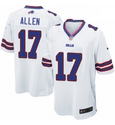 Mens Nike Buffalo Bills 17 Josh Allen Game White NFL Jersey Mens Nike Buffalo Bills 17 Josh Allen Game White NFL Jersey