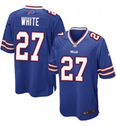 Mens Nike Buffalo Bills 27 TreDavious White Game Royal Blue Team Color NFL Jersey Mens Nike Buffalo Bills 27 TreDavious White Game Royal Blue Team Color NFL Jersey