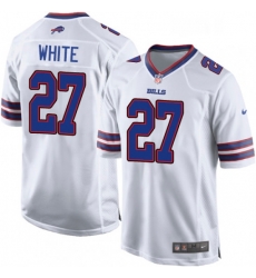 Mens Nike Buffalo Bills 27 TreDavious White Game White NFL Jersey Mens Nike Buffalo Bills 27 TreDavious White Game White NFL Jersey