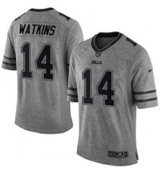 Nike Bills #14 Sammy Watkins Gray Mens Stitched NFL Limited Gridiron Gray Jersey Nike Bills #14 Sammy Watkins Gray Mens Stitched NFL Limited Gridiron Gray Jersey